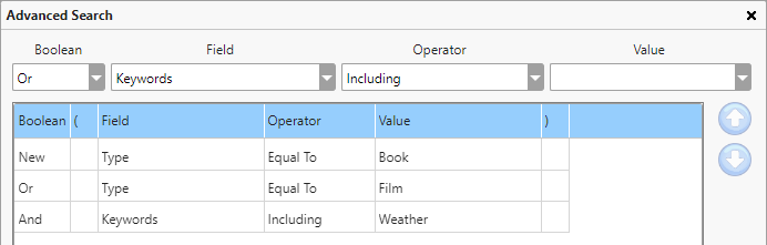 Using Advanced Search